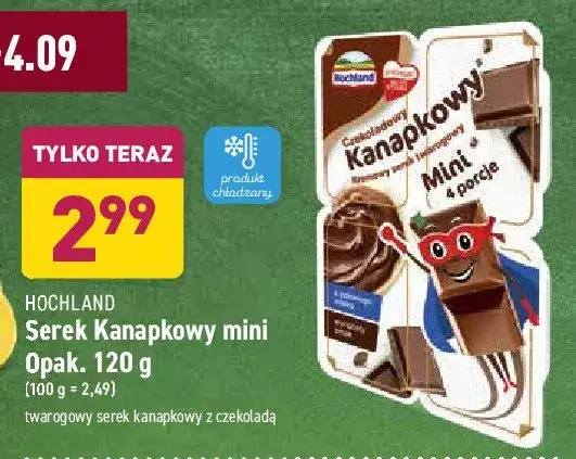 serek hochland czekoladowy opakowanie, sklepy gdzie kupić serek hochland
